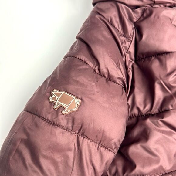 TOASTIE Baby Reversible Quilted Puffer Jacket Hoodie Zip Front 1-2 Y - Picture 12 of 16